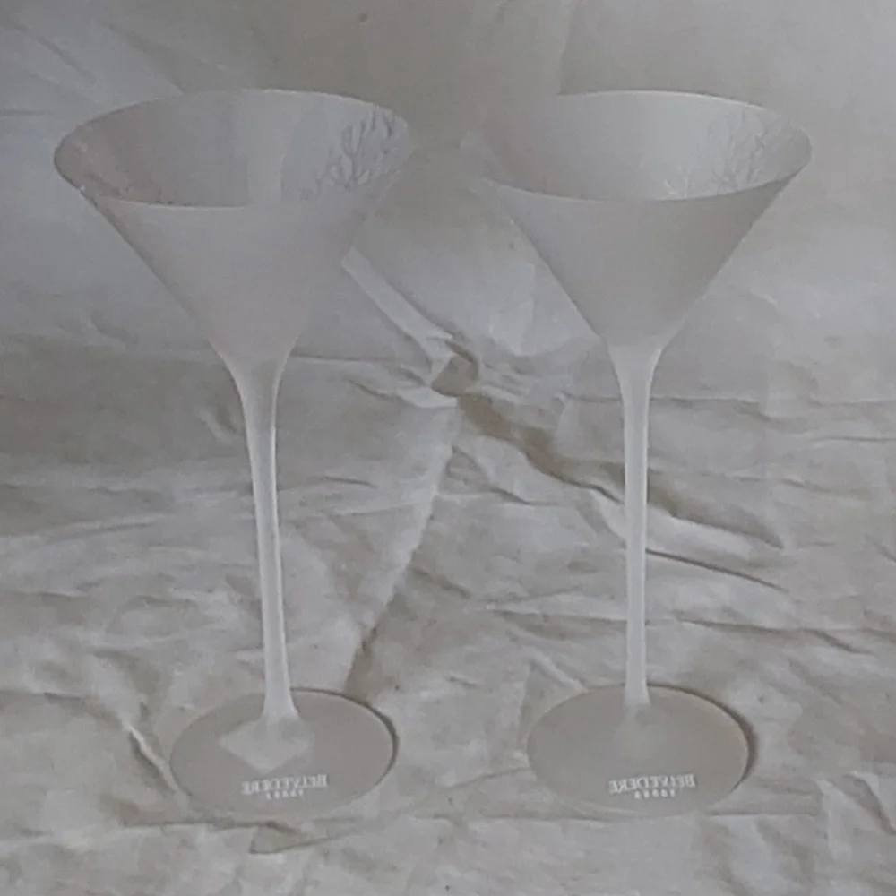 Belvedere Vodka Martini Glasses Set Of 2 - Picture 4 of 4